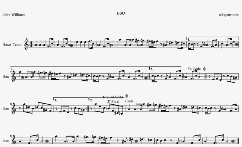 The Imperial March Darth Vader's Theme By John Williams - Marcha Imperial Partitura Piano, transparent png download