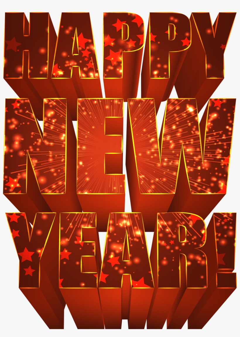 Happy New Year Red Png Clip Art Image, Is Available - Happy New Year Png, transparent png download
