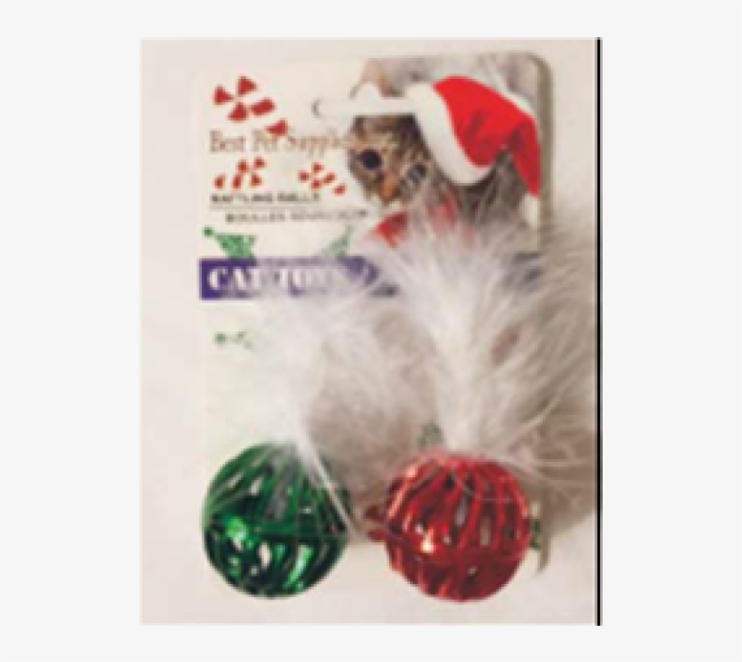 Best Pet Christmas Cat Jingle Bells Toy - Christmas Ornament, transparent png download