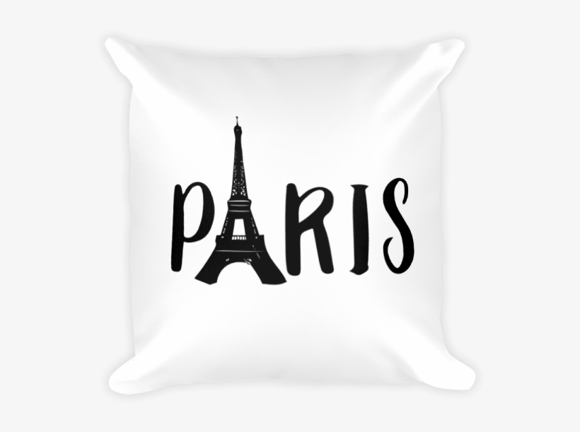 Paris Eiffel Tower Decor Pillow Ohlalacamille - Paris, transparent png download