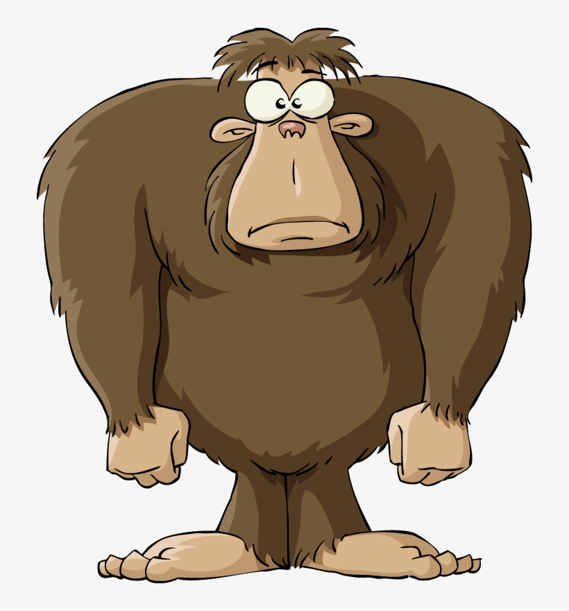 Gorilla Clipart Footprint - Yeti Poem, transparent png download