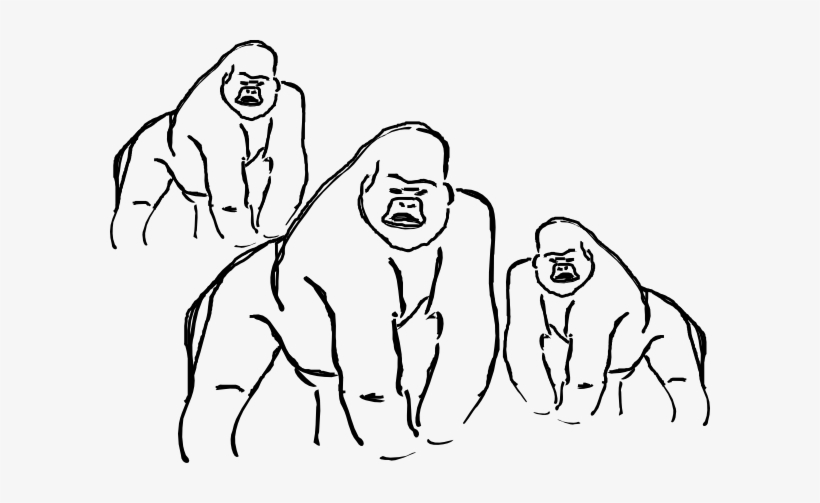 Gorilla Clip Art, transparent png download