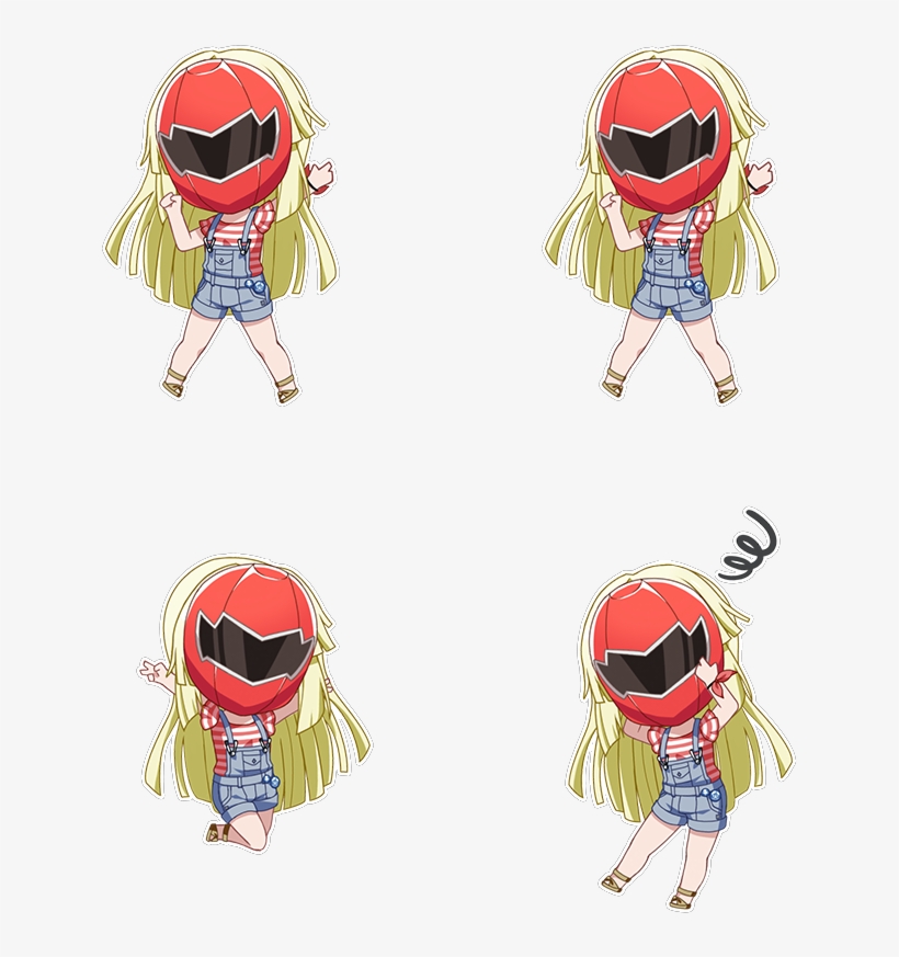 Michelle Ranger Chibi - Cartoon, transparent png download