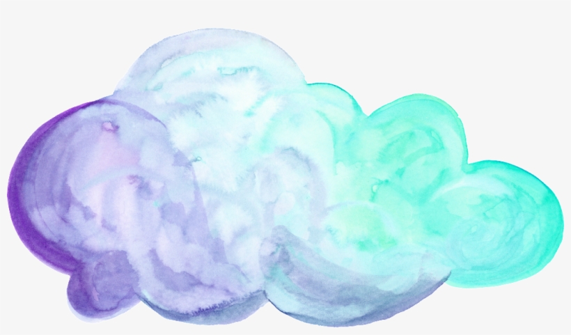 Hand Painted A White Cloud Png Transparent - Portable Network Graphics, transparent png download