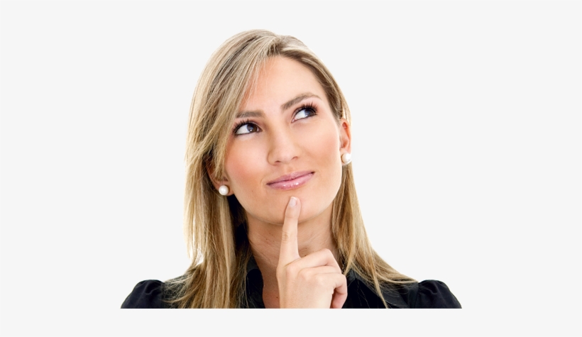 Thinking Woman Png Hd Quality - Girl, transparent png download