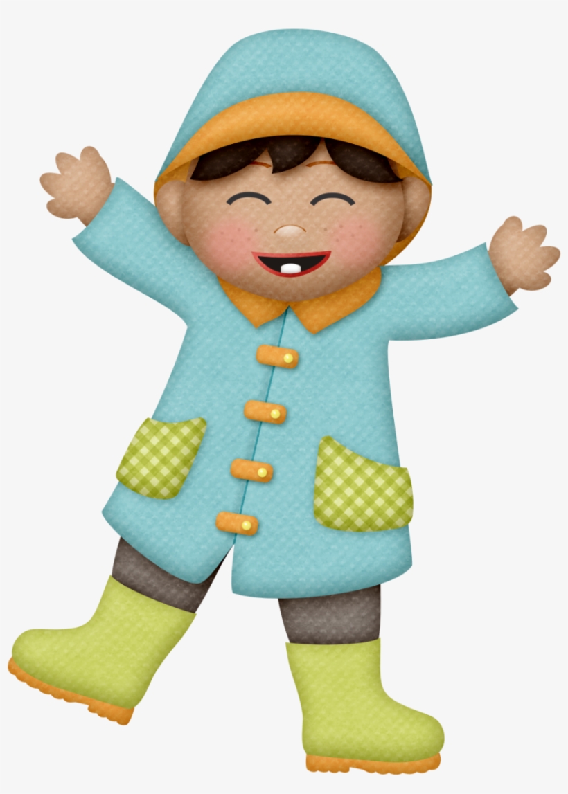 Blonde Haired Boy In Rain - Rain, transparent png download