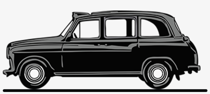 Black Cabs Booking Application - Taxicab, transparent png download