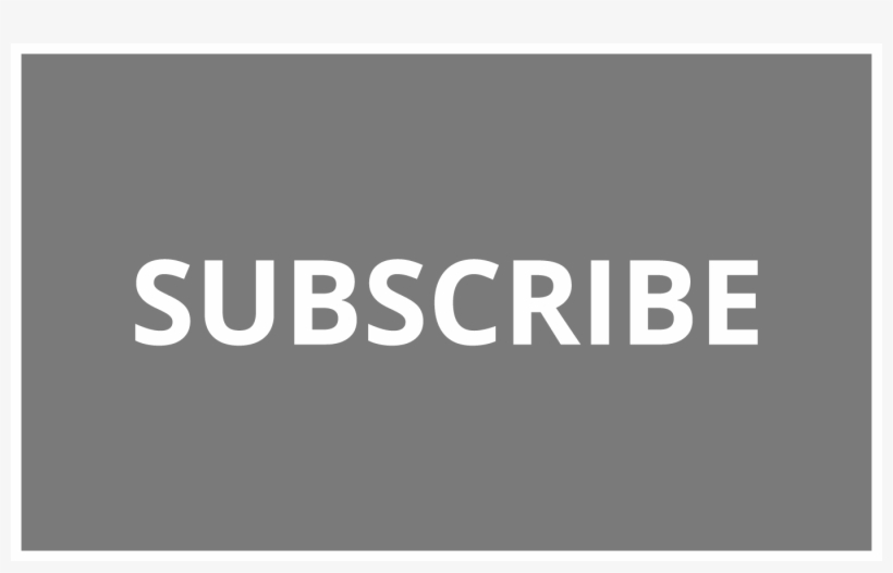 One Photo At A Time - Transparent Subscribe Button Grey, transparent png download