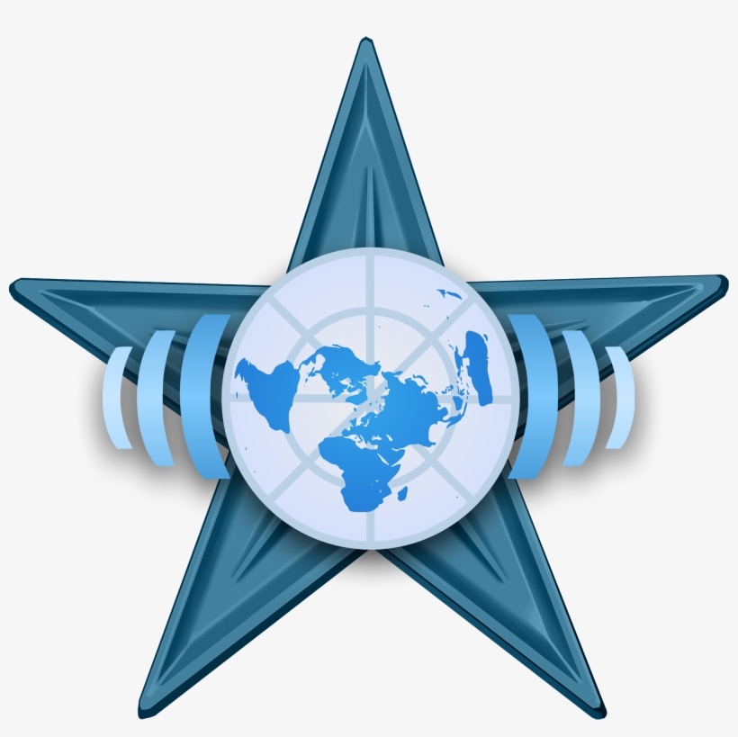 Current Events Barnstar Hires - Wikinews, transparent png download