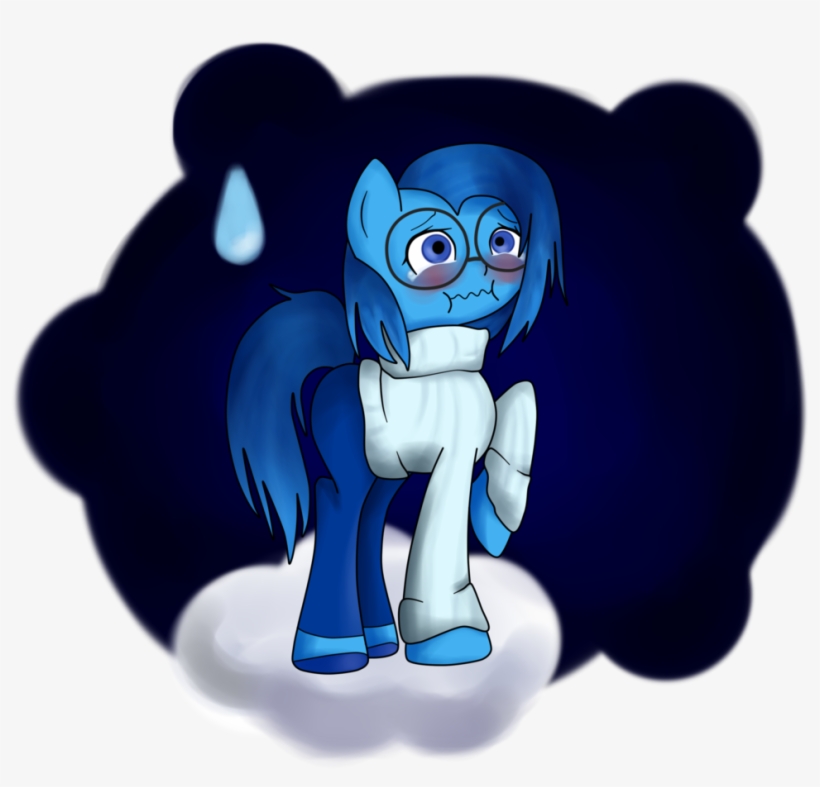Yuumi-sempai, Blushing, Glasses, Inside Out, Pixar, - Cartoon, transparent png download