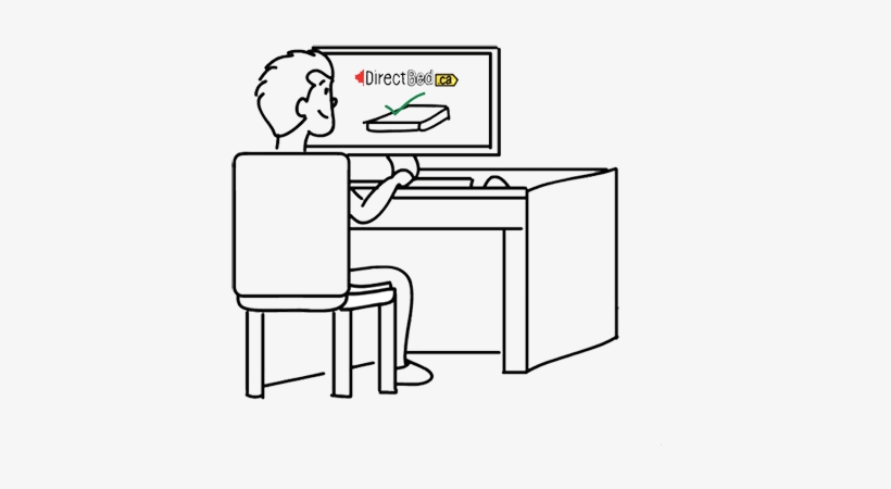 Skip The Store And Save Money With Direct Bed - Computer Desk, transparent png download