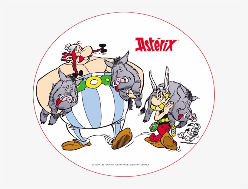 Asterix And Obelix Hog Transparent PNG - 600x751 - Free Download on NicePNG