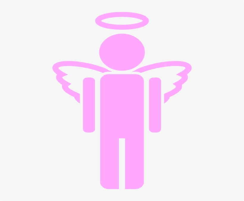 This Free Clip Arts Design Of Pink Girl Angel - Angel Clip Art, transparent png download