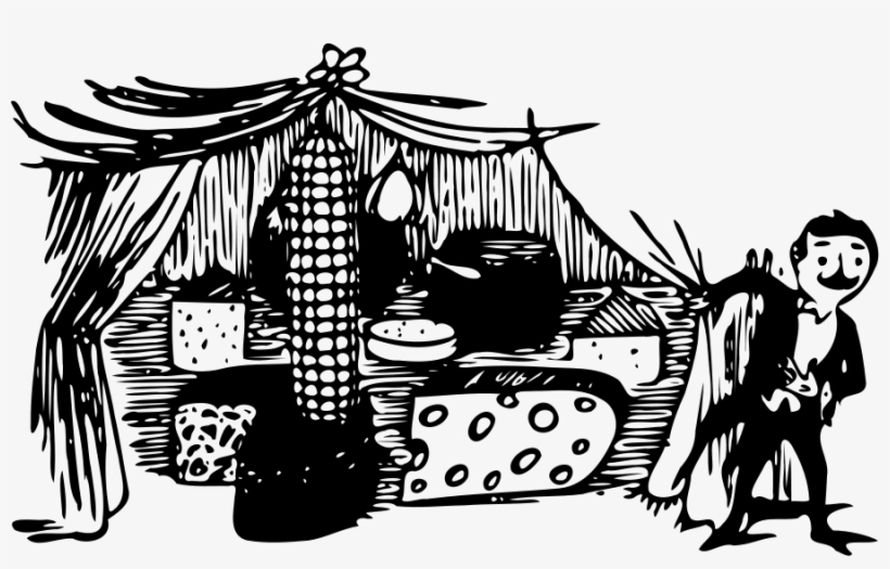Cheese Tent - Clip Art, transparent png download