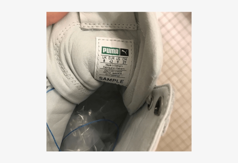 Mens Puma Basket White Trainers Size 8, transparent png download