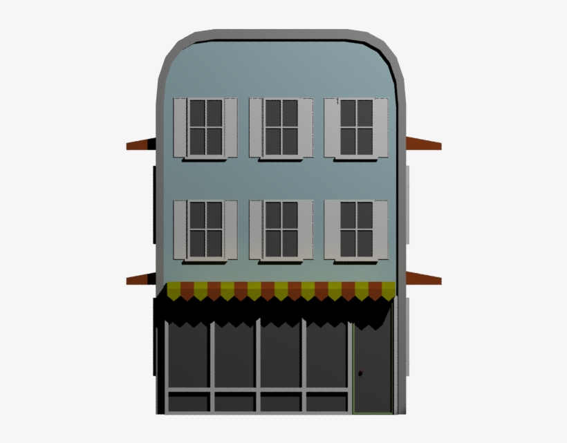 Cartoon Buildings - House, transparent png download