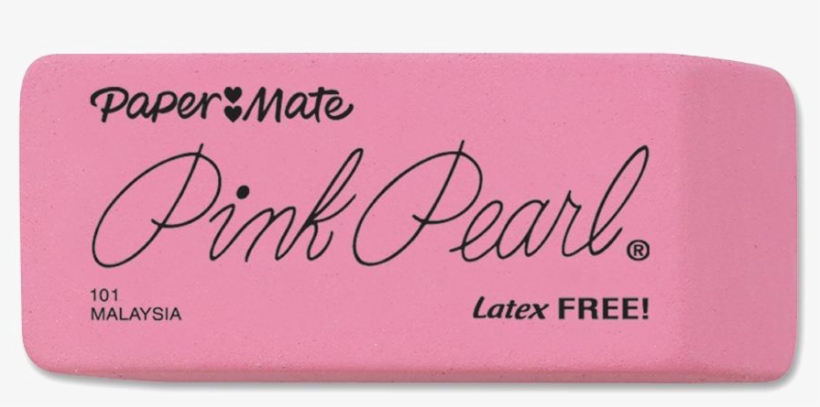 Pink Eraser Png Image - Paper Mate Pink Pearl Premium Large Eraser, Pink, Pack, transparent png download