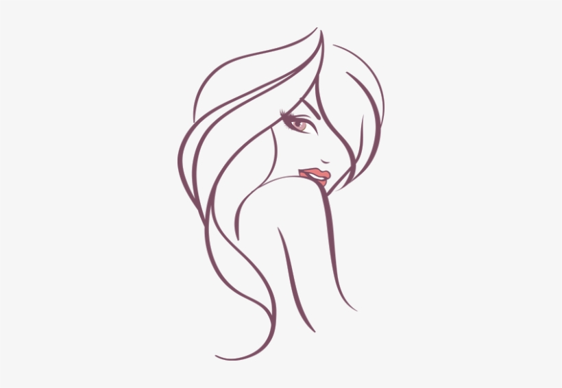 Resultado De Imagem Para Женский Силуэт - Силуэт Девушки На Торт, transparent png download