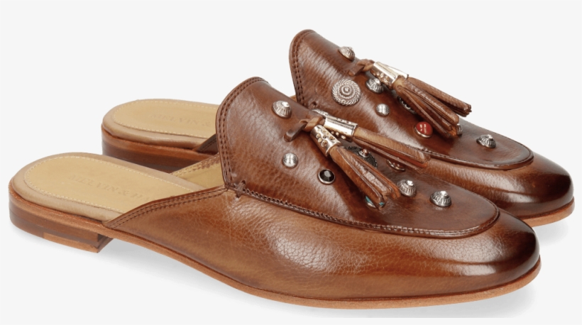 Mules Scarlett 2 Milano Tan Rivets - Leather, transparent png download