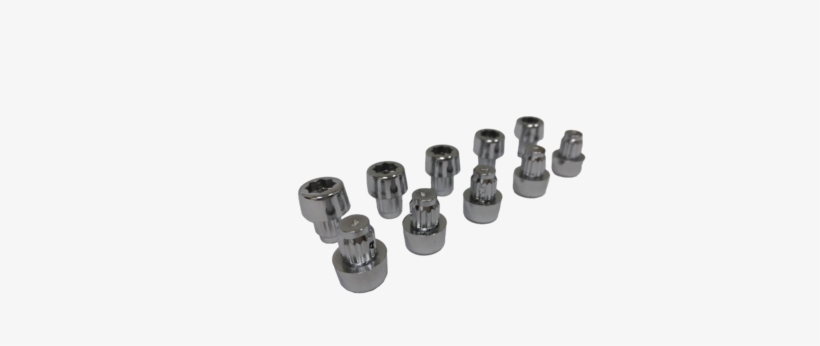 10 Pack Of Chrome Socket Head Rivet Inserts - Rivet, transparent png download