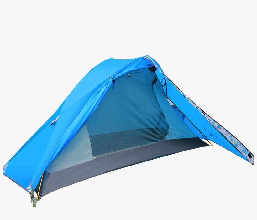 Outdoor Single Tent Double Storm Weather Windproof - Flytop Single Person And Single Door Tent Outdoor 1, transparent png download