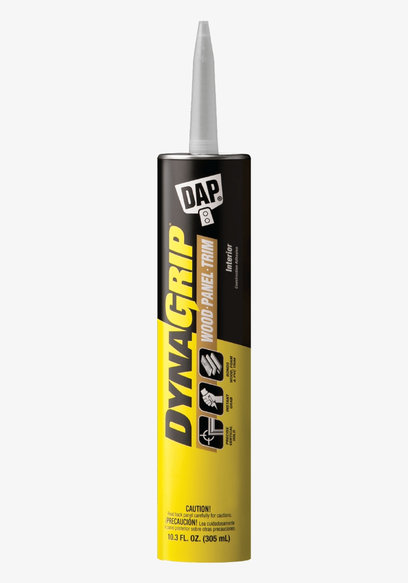 Category Project Specific Wood Panel Trim 10 3oz - Dap 27510 Dynagrip Heavy Duty Construction Adhesive,, transparent png download