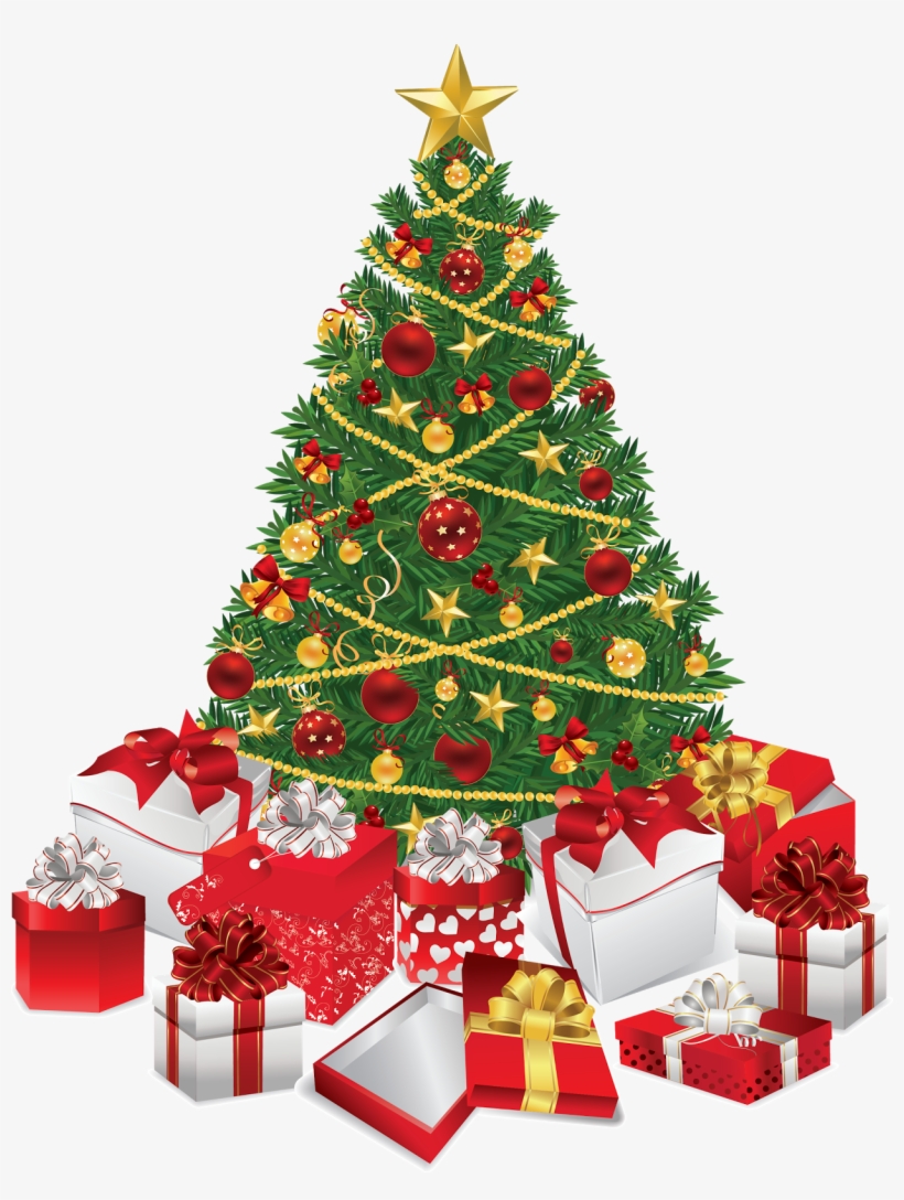 Joyeux Noël - Christmas Tree Throw Blanket, transparent png download