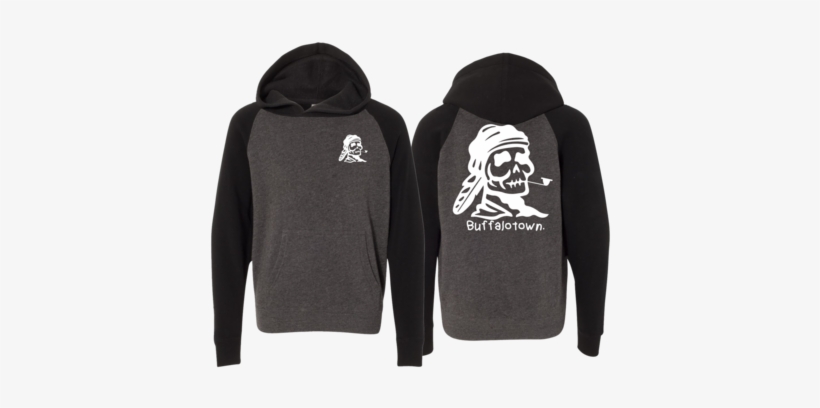 Youth Buffalotown Scribble Hoodie Black/grey - Scribble Hoodie M Black Accessories, transparent png download