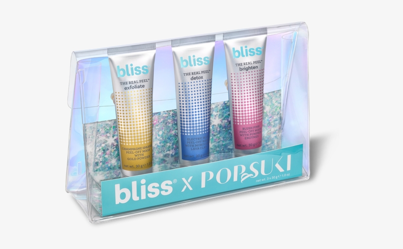 Bliss X Pop & Suki The Real Peel - Box, transparent png download