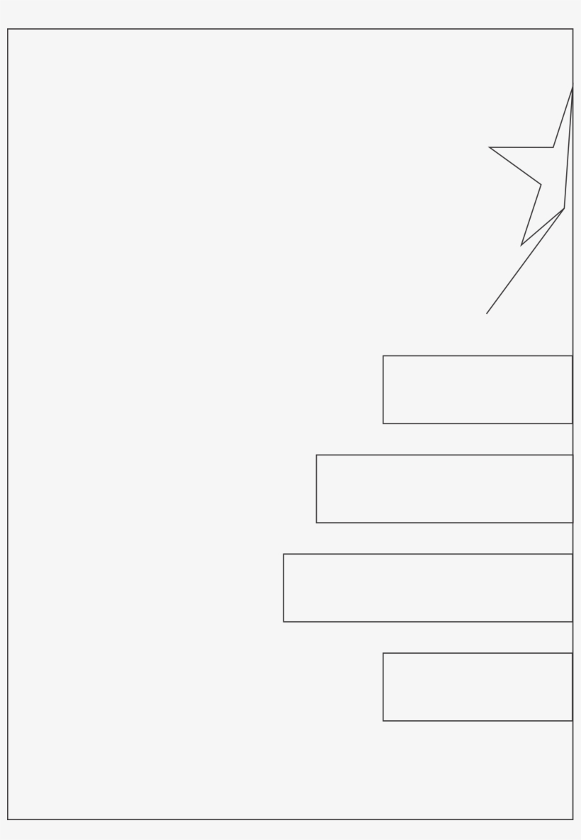 Molde Cartão Árvore De Natal - Line Art, transparent png download