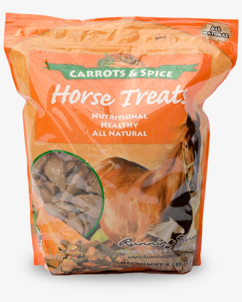 Running Horse Carrots And Spice Treats Supply Energy - Horse, transparent png download