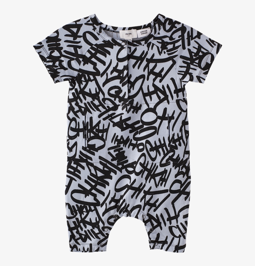 Chi Khi Rock N Roll Romper Graffitti - Tunika Viuhka, transparent png download