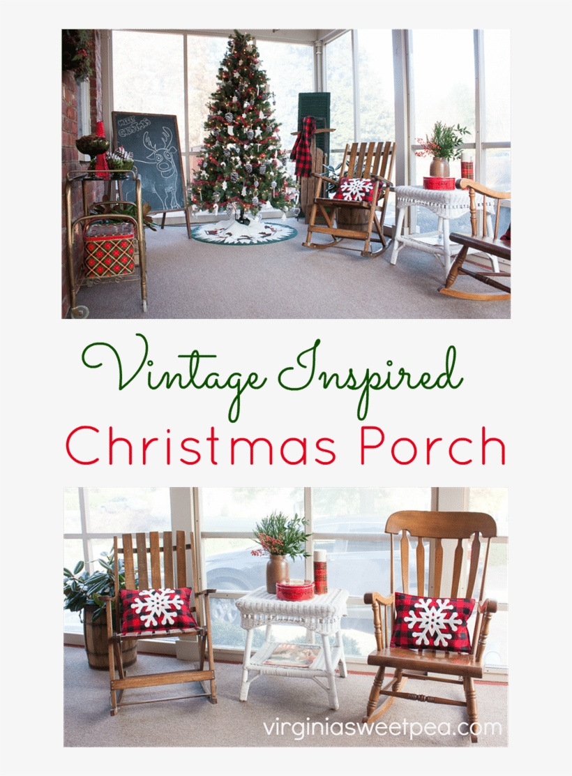 Vintage Inspired Christmas Porch - Go Lean Vegan: The Revolutionary 30-day Diet Plan To, transparent png download
