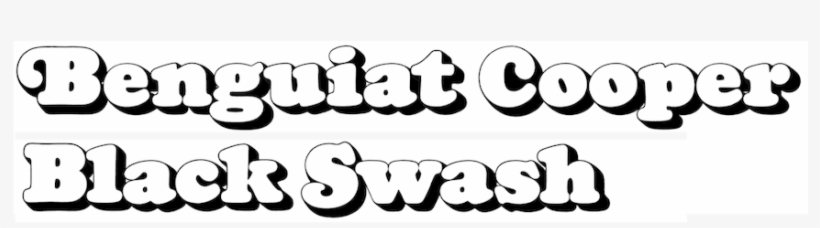 Foundries - Benguiat Cooper Black Swash, transparent png download