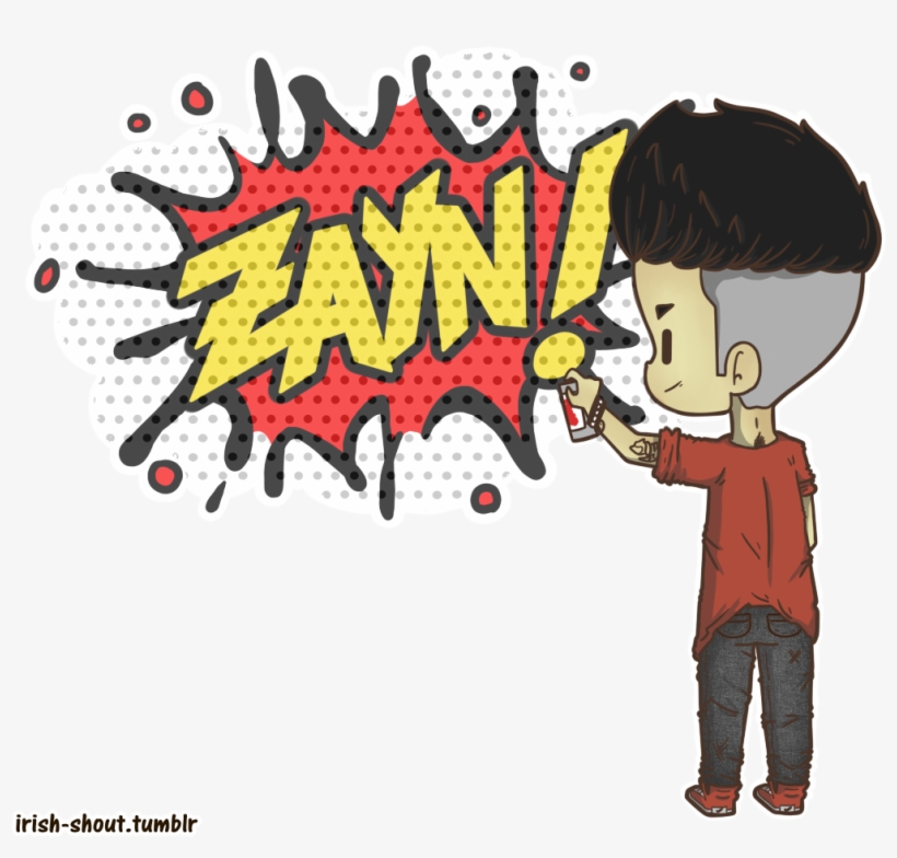 Zayn Doing Graffiti On Your Blog - Zayn Graffiti, transparent png download