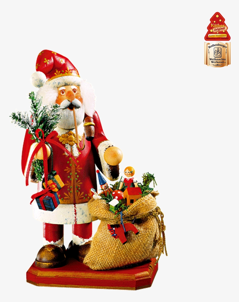 Holzknoddl Vintage Santa, Incense Smoker - Santa Claus, transparent png download