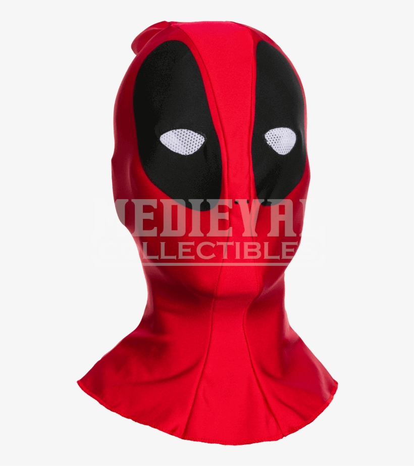 Adult Deadpool Fabric Mask - Deadpool Fabric Adult Mask, transparent png download
