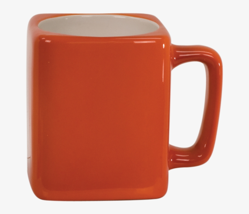 6c5803-e Orange Square Lazer Mug 8oz - Mug, transparent png download