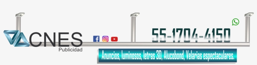 Anuncios Luminosos, Letras 3d, Cajas De Luz En Ciudad - Whatsapp, transparent png download