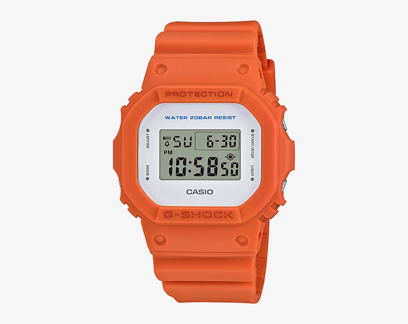 Orange G Shock Dw 5600m 4 New Casio G Shock Were Presented - G Shock Dw 5600m 4, transparent png download