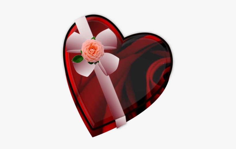 Heart With Ribbon - Portable Network Graphics, transparent png download