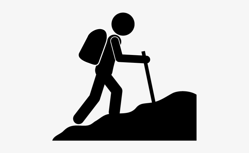 School And Study - 山登り ピクトグラム, transparent png download