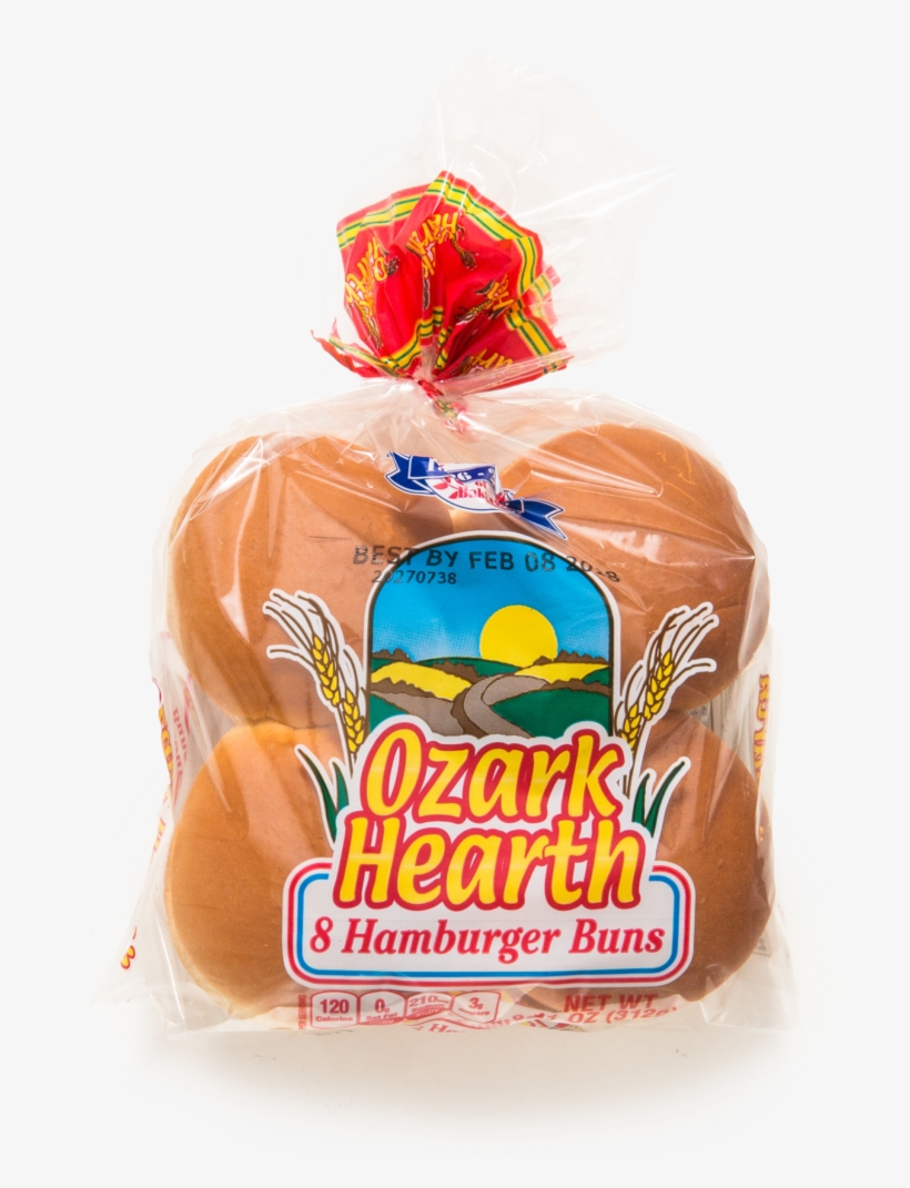 Ozark Hearth Hamburger Buns - Ozark Hearth Hot Dog Buns - 8 Buns, 12 Oz, transparent png download