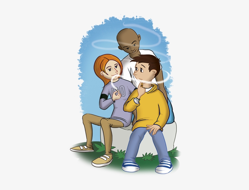 Signos De Consumo De Marihuana - Cartoon, transparent png download