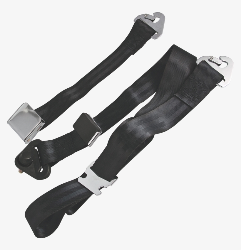 Jaguar Mk Ii Front 3 Point Seatbelt - Retrobelt Seat Belt 358-blk-12, Universal,, transparent png download