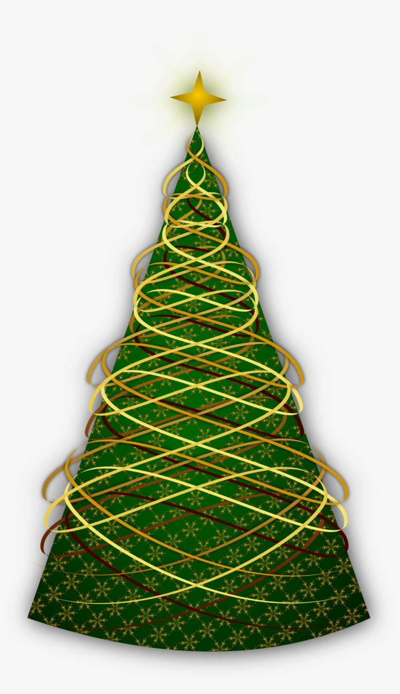 Modern Christmas Tree Png Download - Елка В Векторе, transparent png download