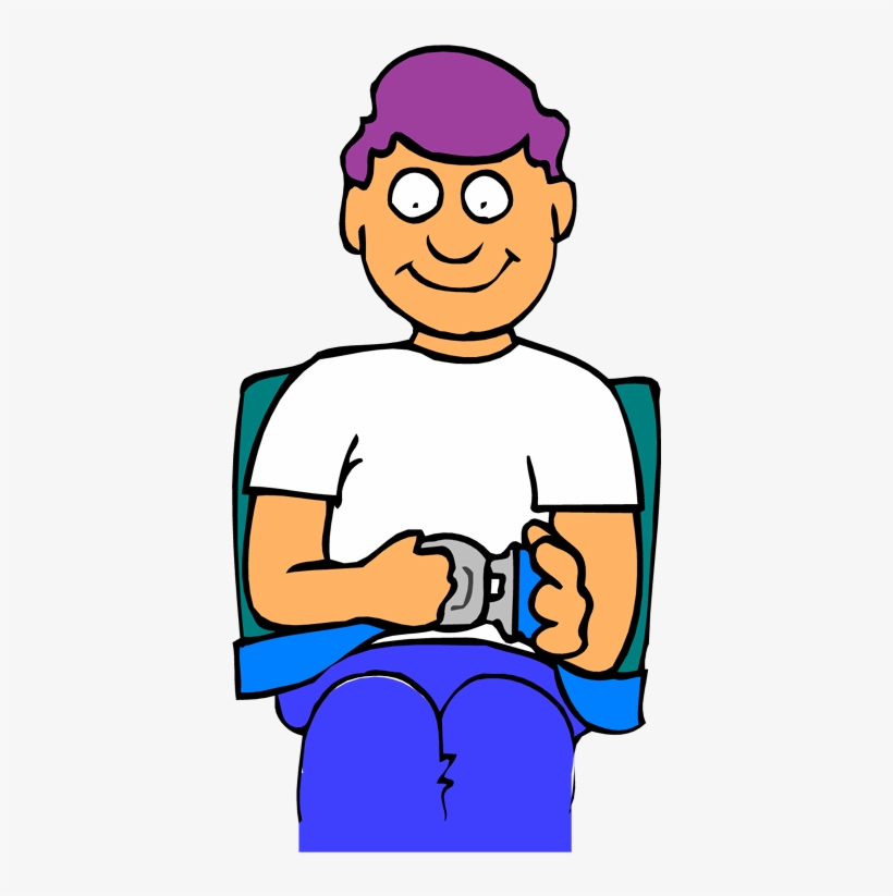 Seat Belt On Airplane Clipart, transparent png download