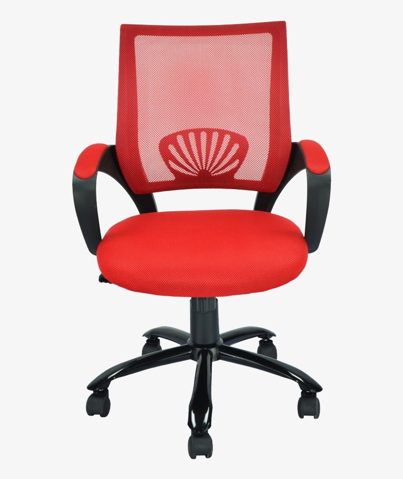 Bestoffice Mid Back Mesh Ergonomic Computer Desk Office - Bestoffice Red Ergonomic Mesh Computer Office Desk, transparent png download