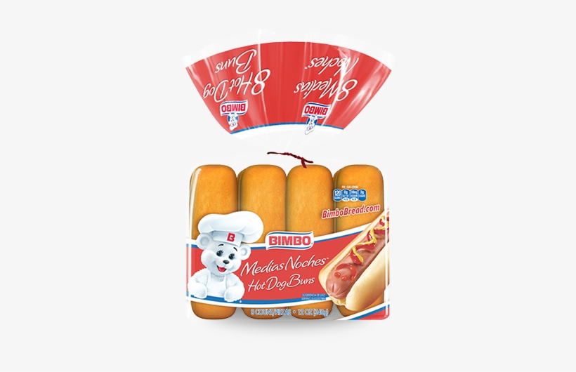 Hot Dog Buns - Bimbo Hot Dog Buns, transparent png download
