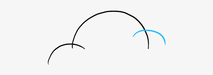 How To Draw Clouds - Line Art, transparent png download